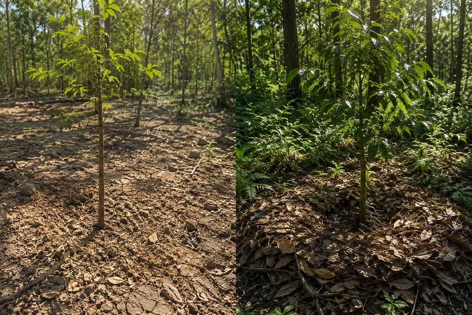 Soil Moisture Care: Menjaga Nafas Bumi Melalui Pemulsaan Organik di Lahan Kering Desa Sambong